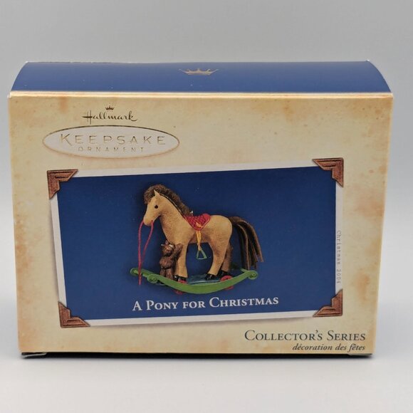 Hallmark Keepsake A Pony for Christmas 2004 Ornament, 7th in the Series - Picture 8 of 10